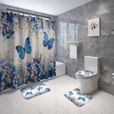 Daffodil Toilet Bathroom Shower Curtain Shower Partition - Nioor