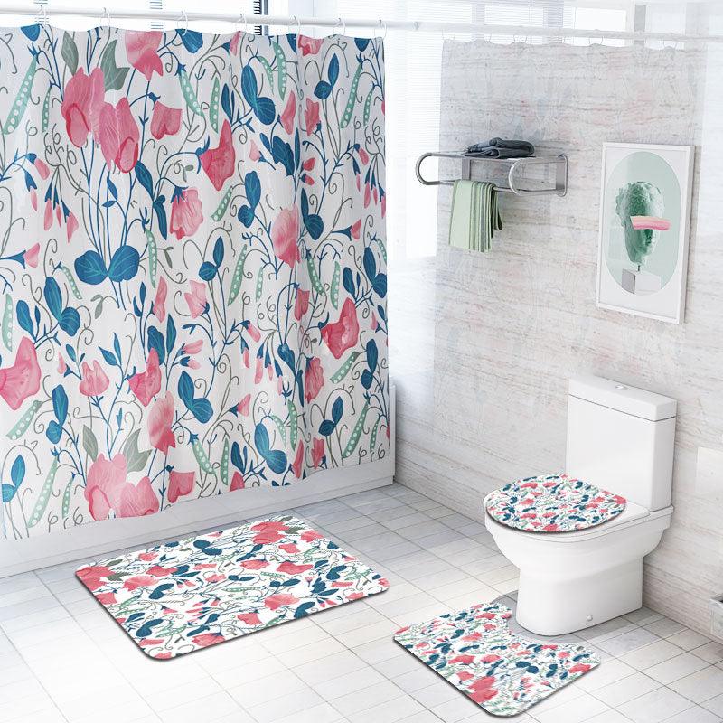 Daffodil Toilet Bathroom Shower Curtain Shower Partition - Nioor