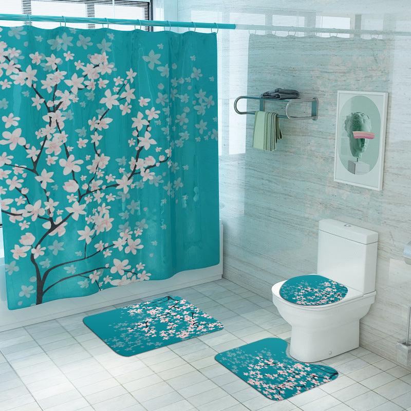 Daffodil Toilet Bathroom Shower Curtain Shower Partition - Nioor