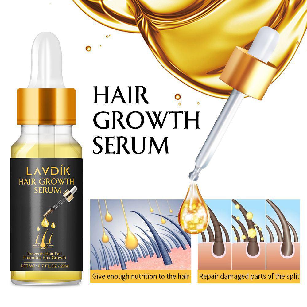 Damaged Hair Repair Women Men's Fast Hair Growth Essence Oil Anti-hair Loss Lotion - Nioor