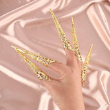 Dance Props Golden Indian Girl Nails - Nioor