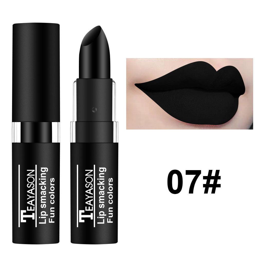 Dark Lipstick White Nude Color Vampire Halloween Creative Makeup Retro - Nioor