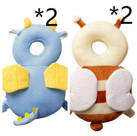 Baby Toddler Headrest Child Protection Baby Head Protection Cushion Cute Angel Wings - Nioor