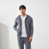 Men's Hooded Sports Casual Top Cardigan Sweater Sweater Coat - Nioor