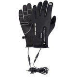 Heating Cycling Gloves Outdoor Heating Polyester Men's Gloves - Nioor