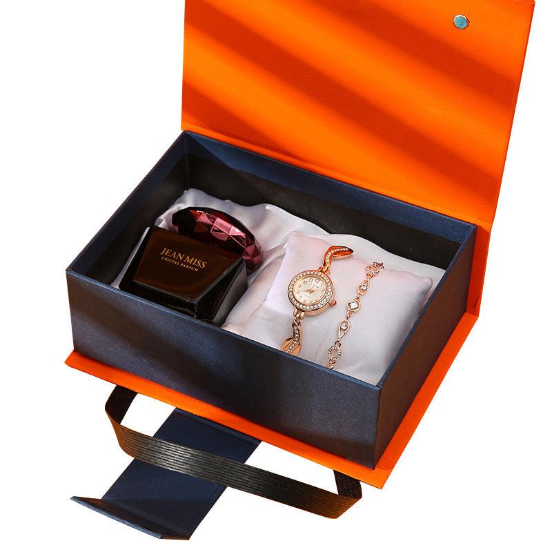 Hand Gift Set Watch Lipstick Perfume Gift Box - Nioor