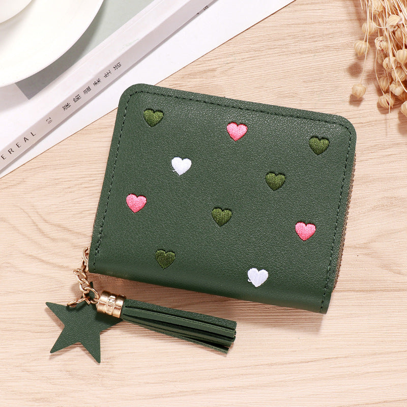 Women's Leather Card Bag Korean Version