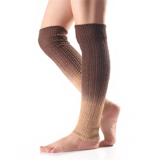 Warm Knitted Leg Gaurd Set Stockings - Nioor