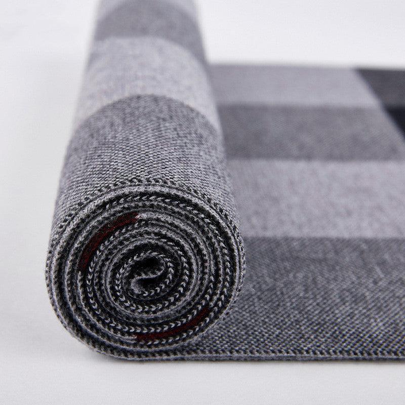 Men's Wool Knitted Scarf British Style - Nioor