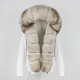 Parka Thick Raccoon Fur Liner Jacket Fur - Nioor