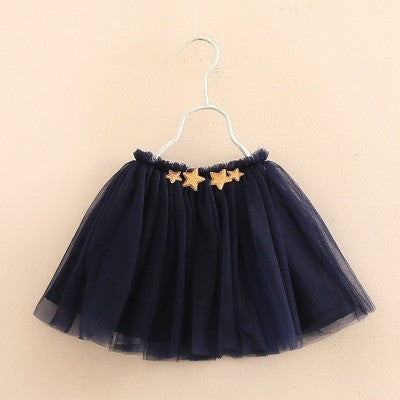 New Tutu Skirt Korean Princess Children's Mesh Dress Baby Dance Pettiskirt