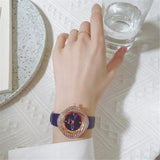 Women's Quartz Watch With Diamond Dial - Nioor