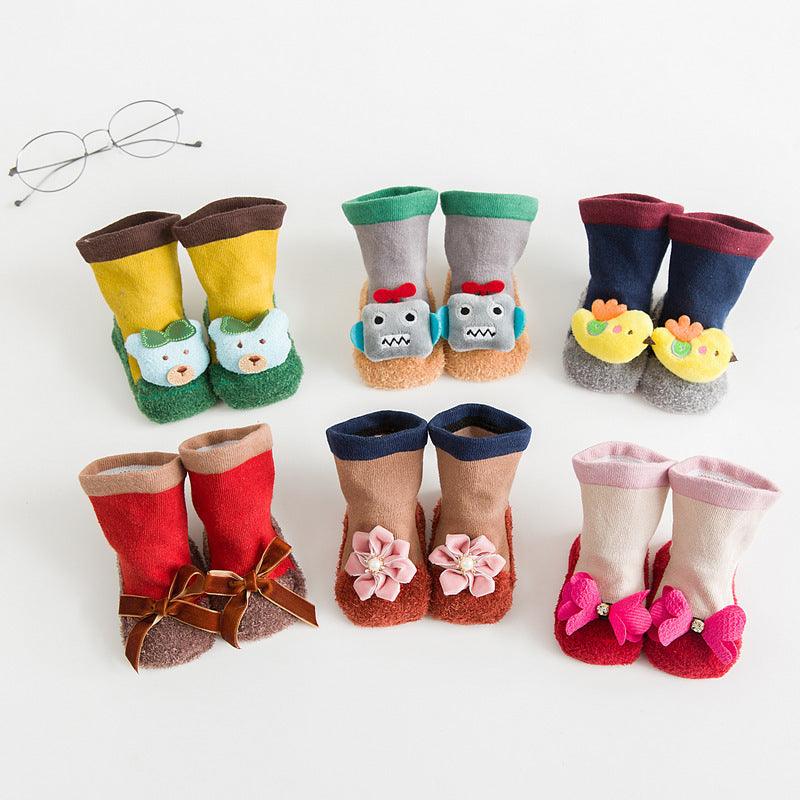 Non-slip Mid-calf Children's Floor Socks - Nioor