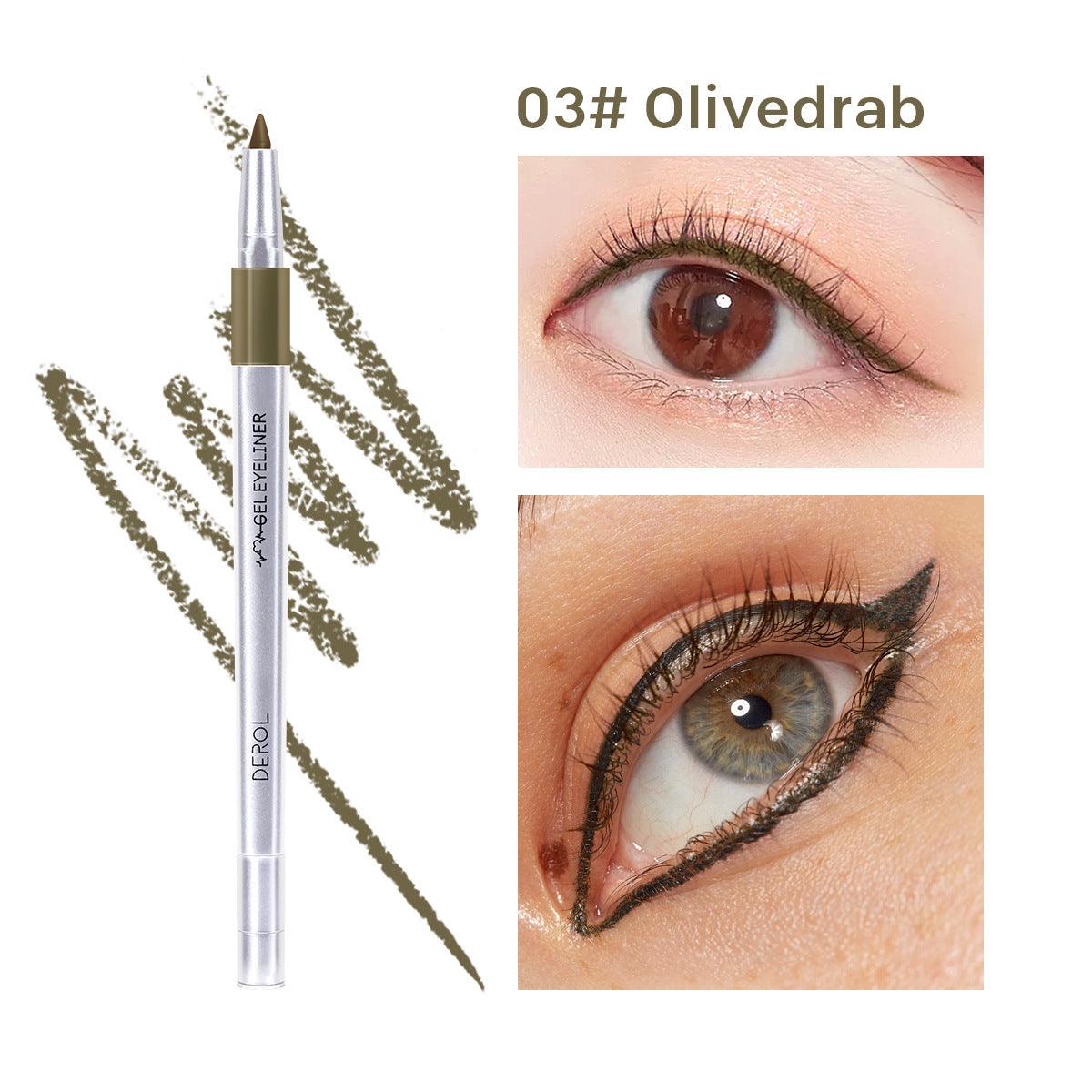 DEROL Waterproof Color Eyeliner Makeup Eyeliner - Nioor