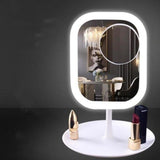 Desktop Mirror Dressing Mirror With Light Bulb Fill Light Beauty Makeup - Nioor