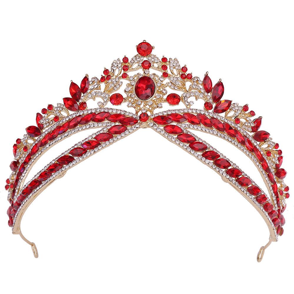 Wedding Crown Headdress Bridal Rhinestone Wedding Style Crown Accessories - Nioor