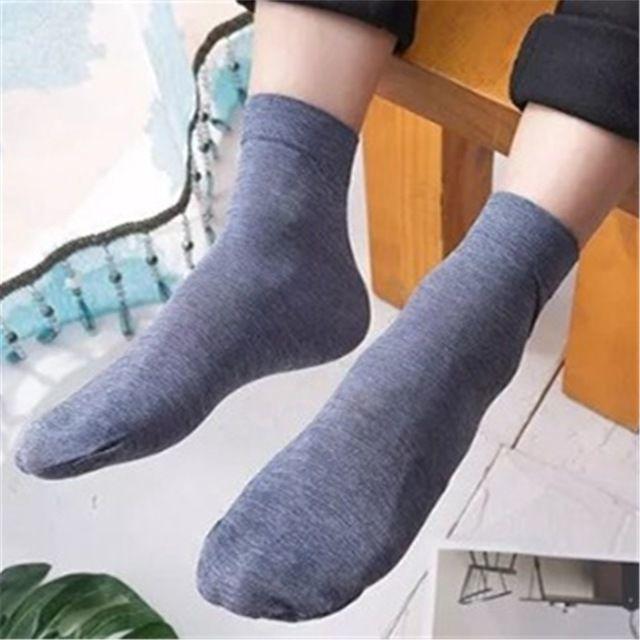 Thin Men's Mid-calf Business Sweat-absorbent Straight Up Socks - Nioor