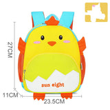 Cute Cartoon Shoulders Baby Lightweight Backpack Elementary School Schoolbag - Nioor