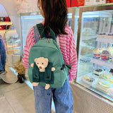 Cartoon Cute Little Bear Kindergarten School Bag - Nioor