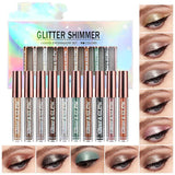 Diamond Shine Liquid Eye Shadow 10 Sets - Nioor