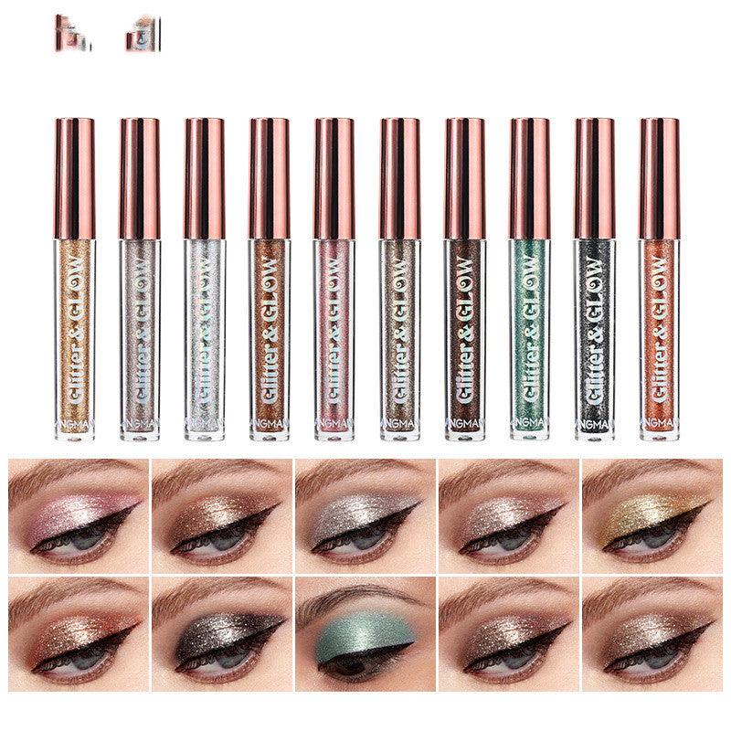 Diamond Shine Liquid Eye Shadow 10 Sets - Nioor