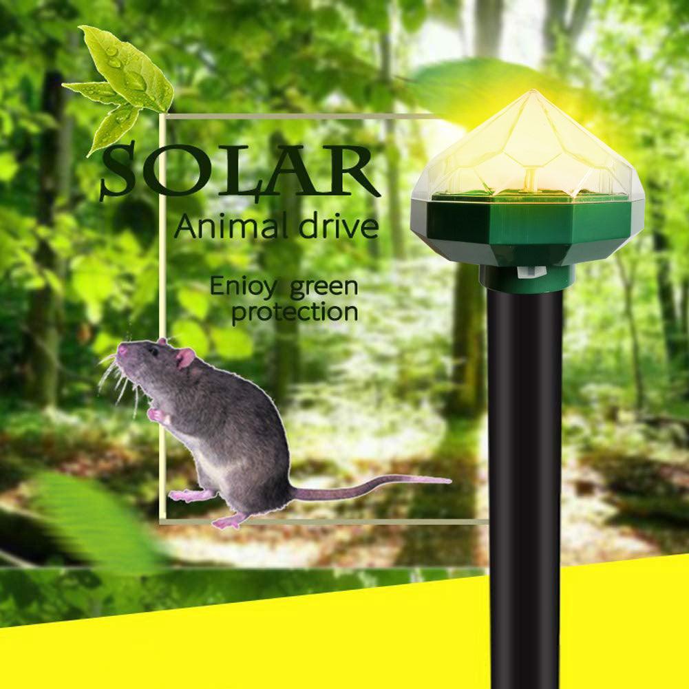 Diamond solar mouse repeller ground plug lamp repeller - Nioor