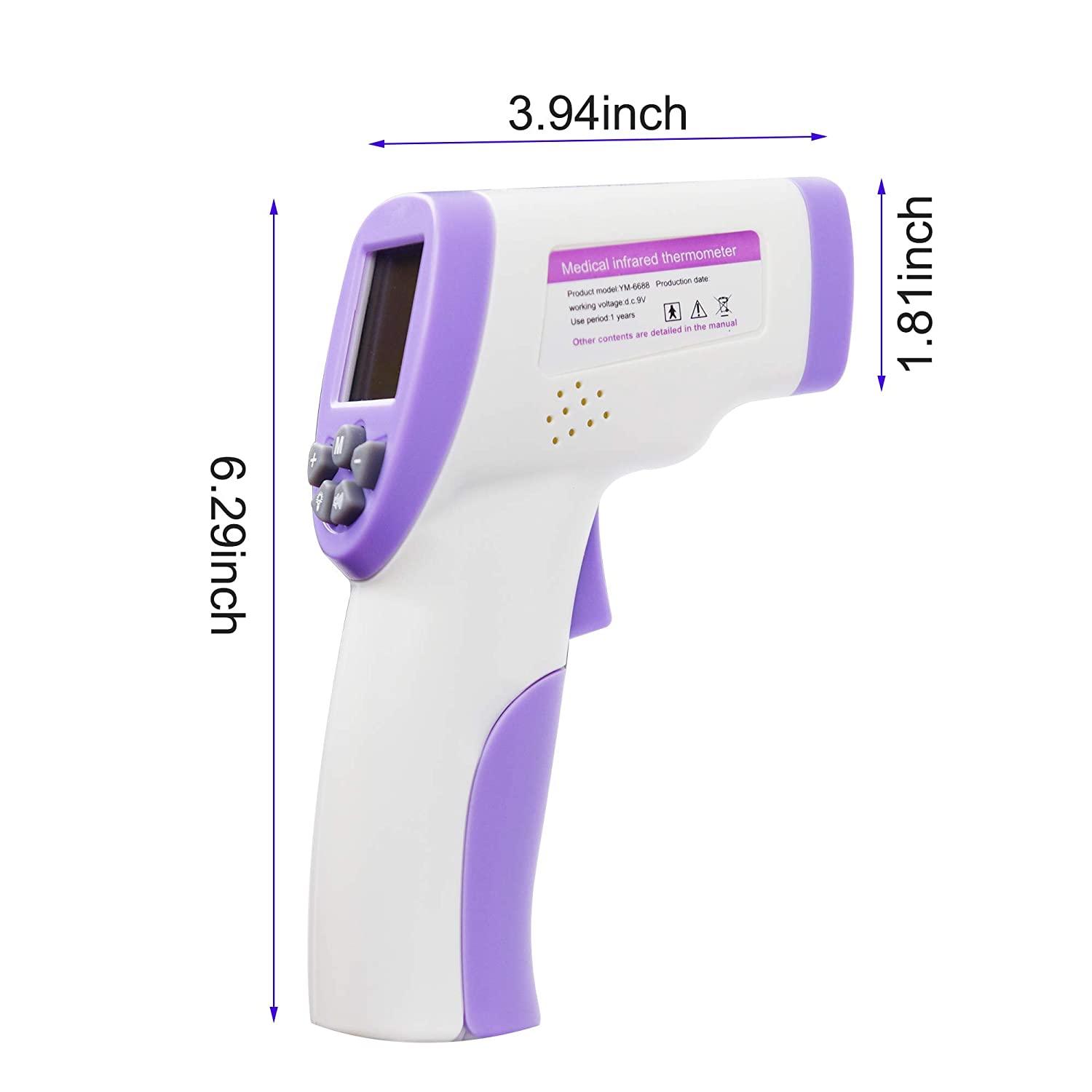 Digital Termomete Infrared Forehead Body Thermometer Gun Non-contact Temperature Measurement Device with Real-time Accurate Readings Amazon Banned - Nioor