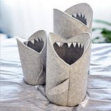 Dirty clothes shark storage bucket - Nioor