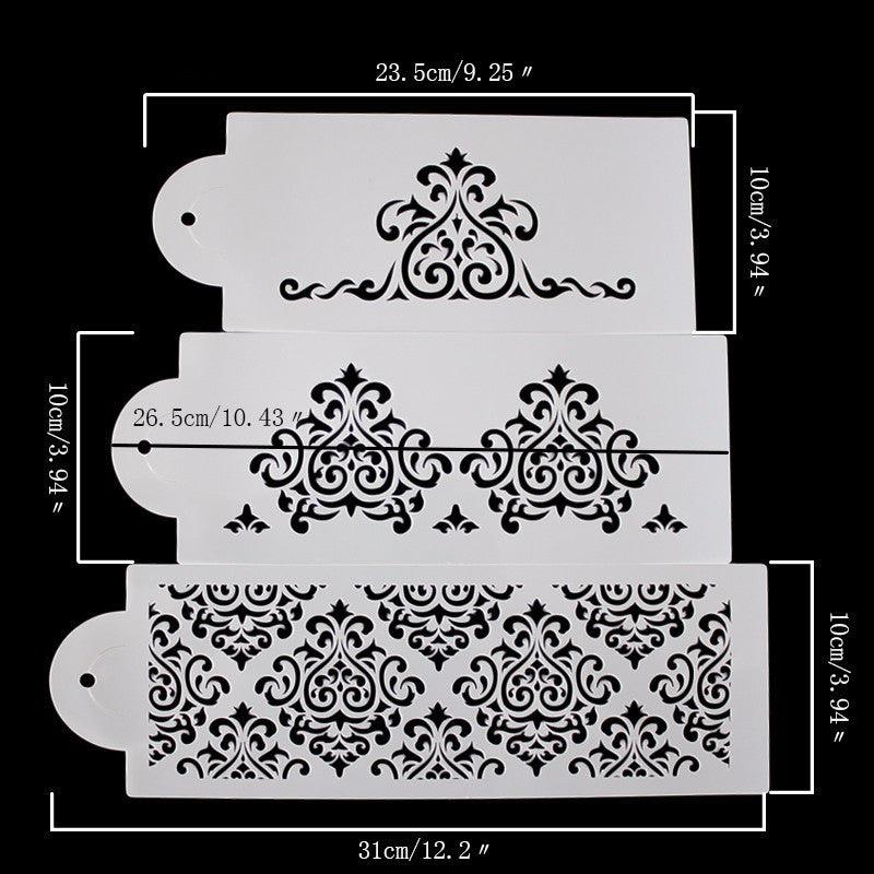 DIY 3-piece fondant hollow template - Nioor