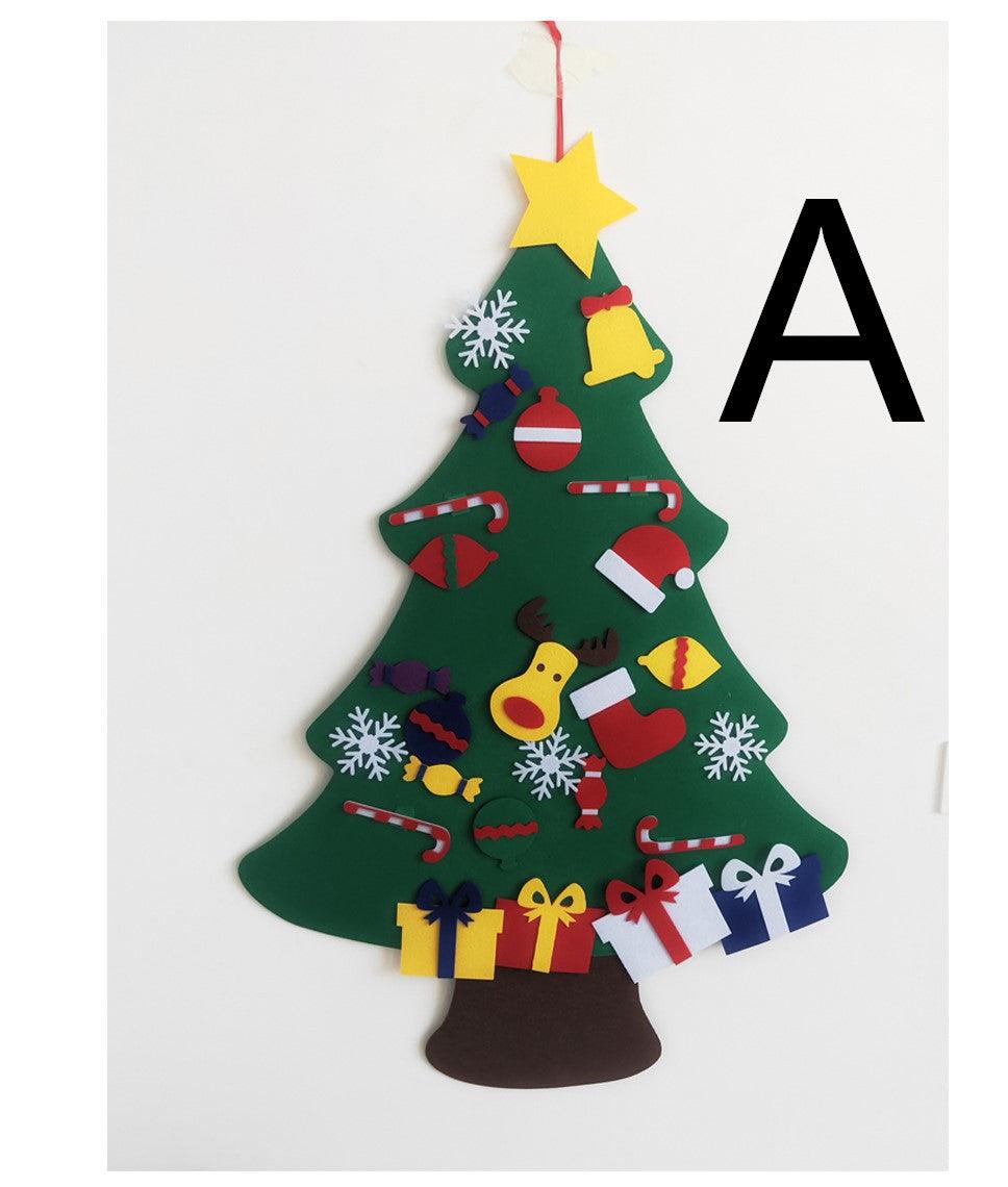 DIY Felt Christmas Tree With Three-dimensional Christmas Tree - Nioor