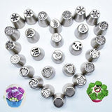 DIY Series Stainless Steel Christmas Decorating Mouth 30 Variety of Cakes Decoration Tools - Nioor