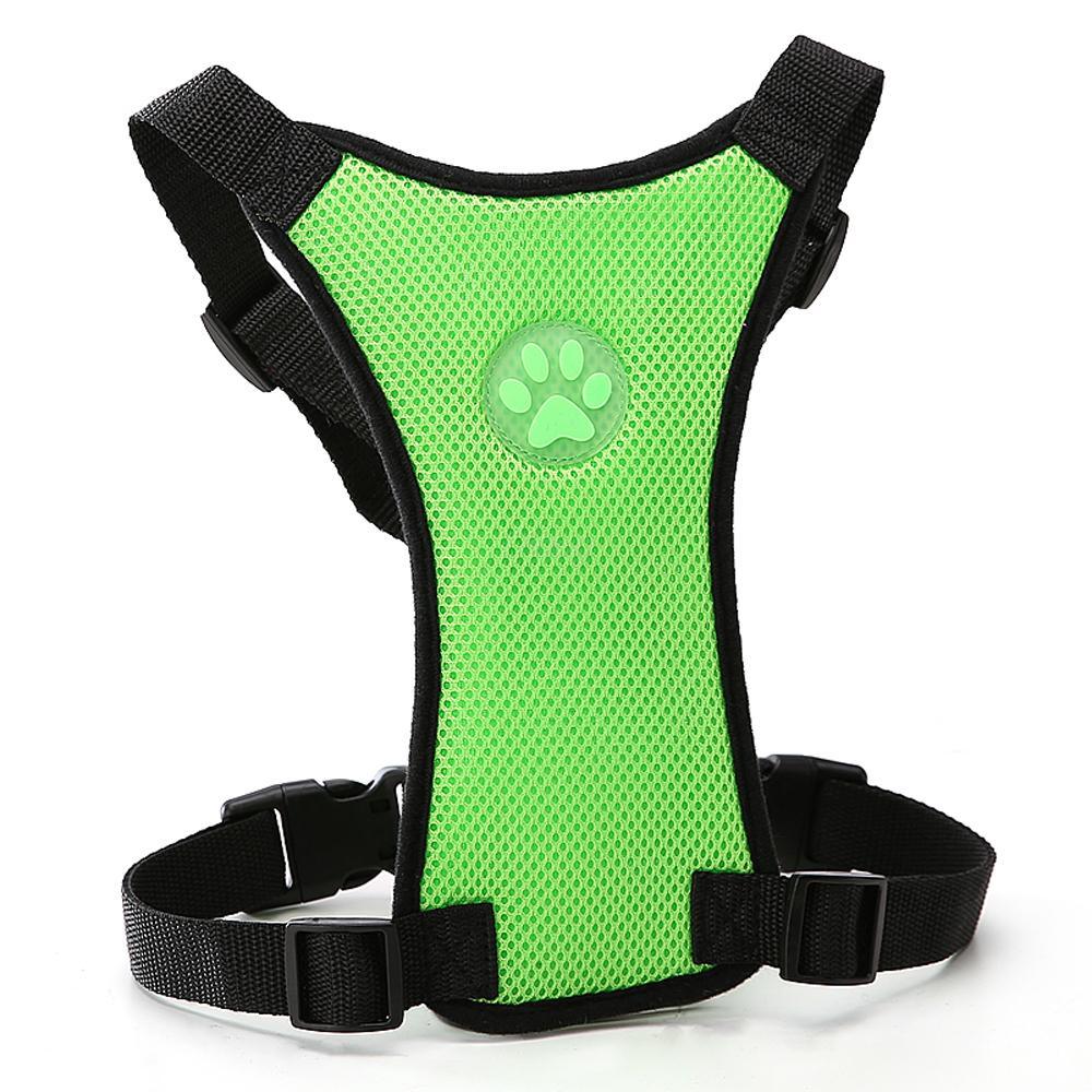 Dog supplies Breathable mesh chest straps Pet car safety chest back - Nioor