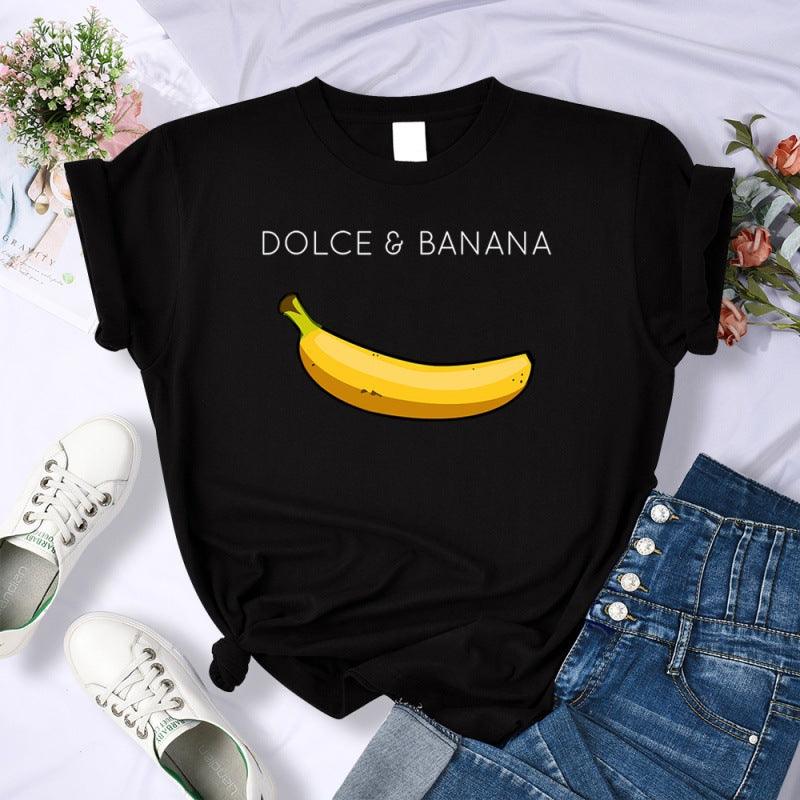 Dolce Banana Anime Printed T Shirts - Nioor