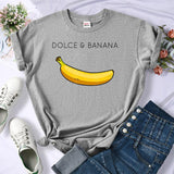 Dolce Banana Anime Printed T Shirts - Nioor