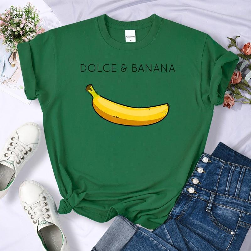 Dolce Banana Anime Printed T Shirts - Nioor