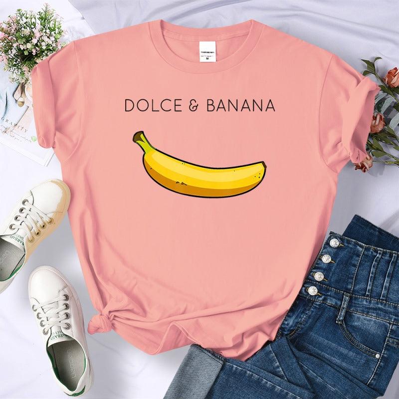 Dolce Banana Anime Printed T Shirts - Nioor