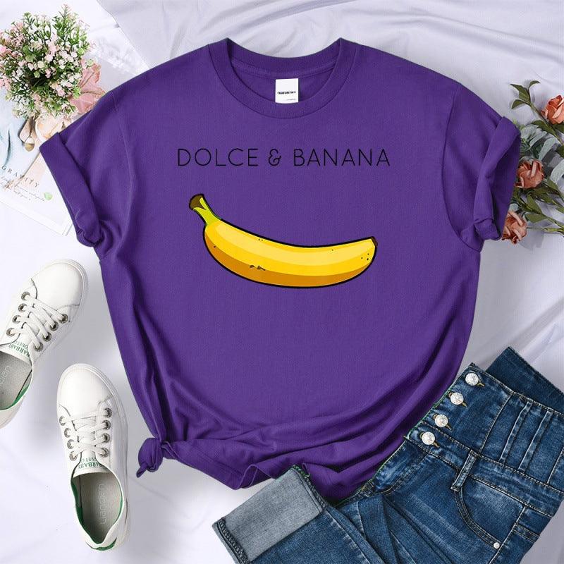 Dolce Banana Anime Printed T Shirts - Nioor