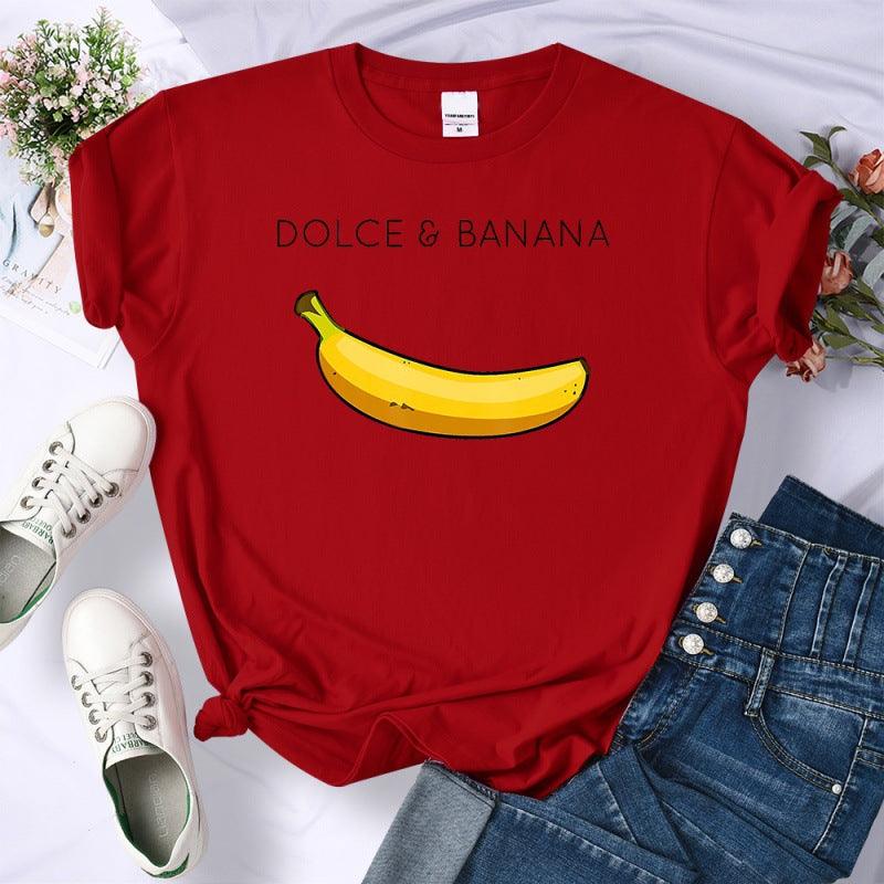 Dolce Banana Anime Printed T Shirts - Nioor