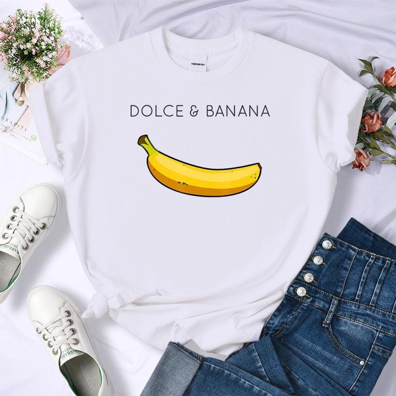 Dolce Banana Anime Printed T Shirts - Nioor