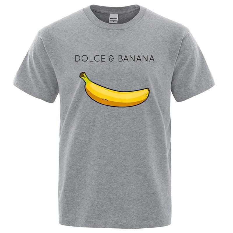 Dolce Banana Fashion Print Men T-shirts - Nioor