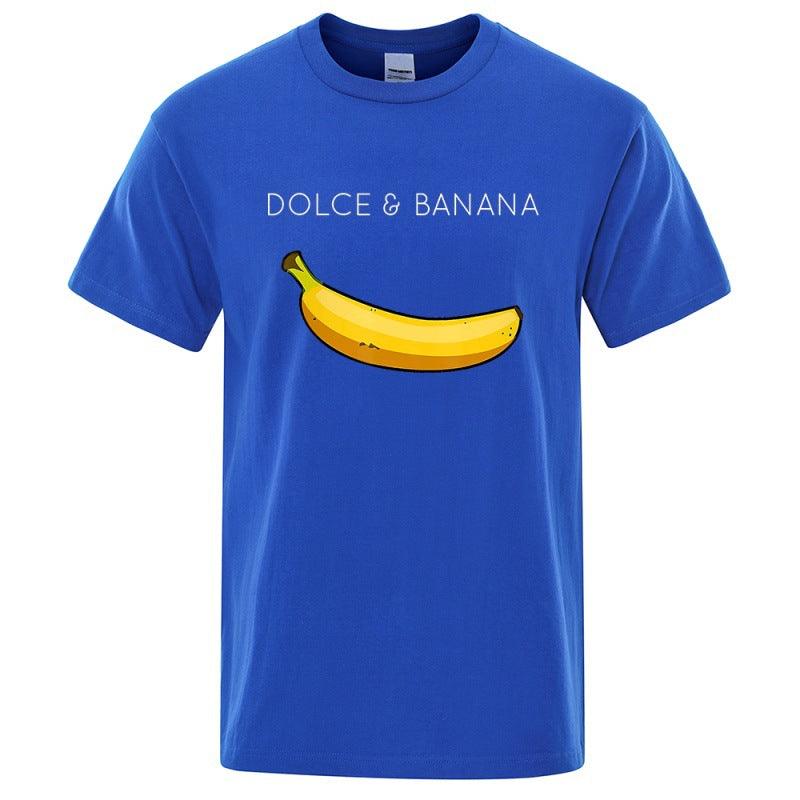 Dolce Banana Fashion Print Men T-shirts - Nioor