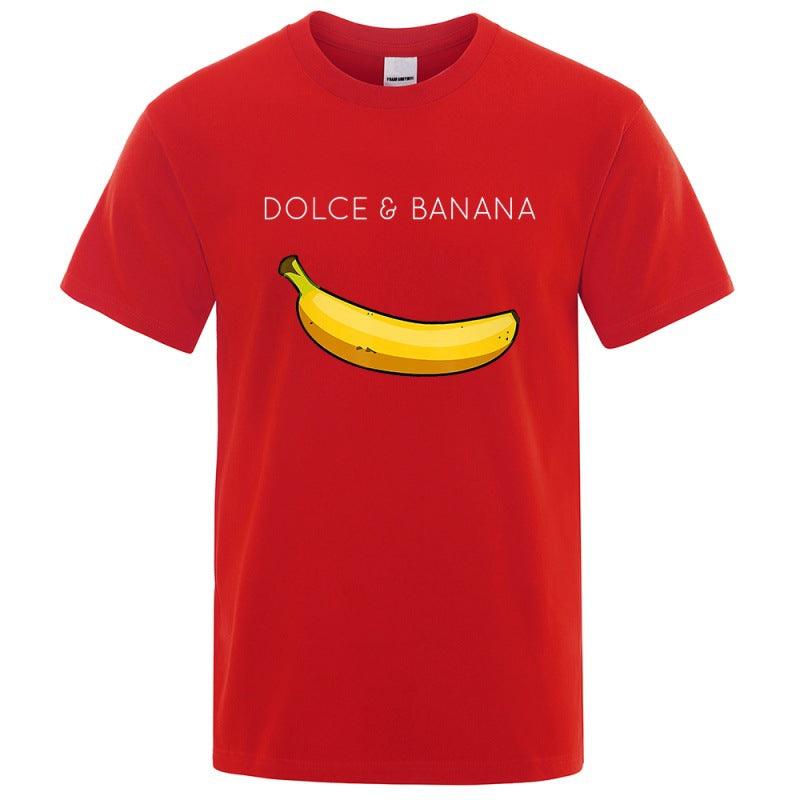 Dolce Banana Fashion Print Men T-shirts - Nioor