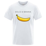 Dolce Banana Fashion Print Men T-shirts - Nioor