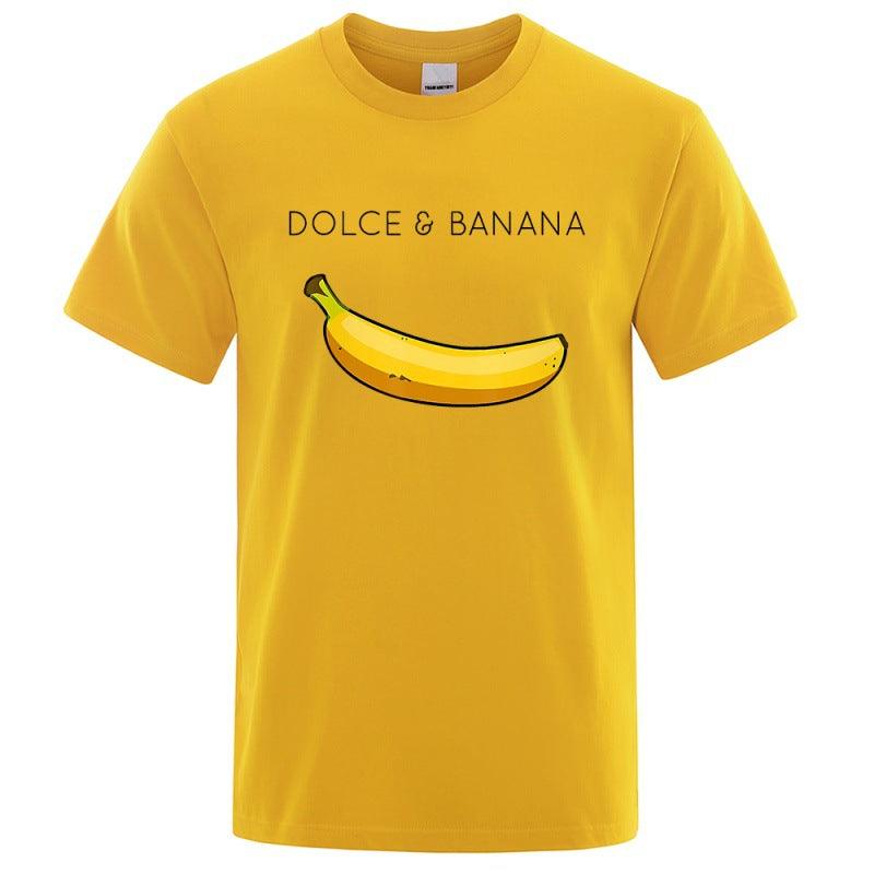 Dolce Banana Fashion Print Men T-shirts - Nioor