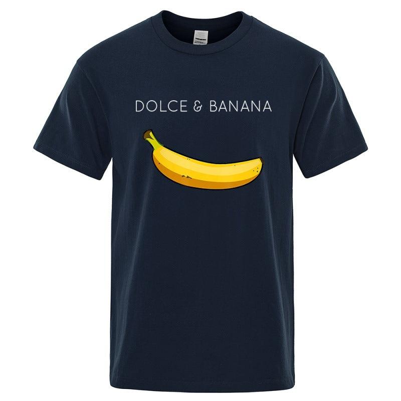 Dolce Banana Fashion Print Men T-shirts - Nioor