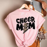 Dollar Leopard Cheerleading Mom Lightning T-shirt - Nioor