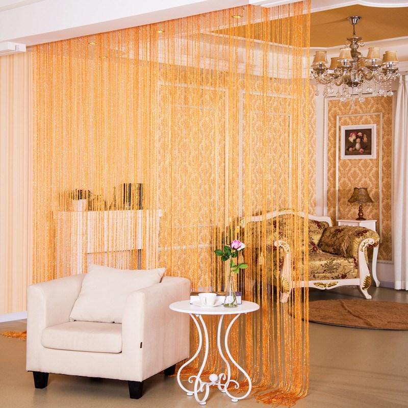 Door Curtain Dilver Thread Curtain Partition Curtain Hanging Curtain Window Screen - Nioor