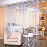 Door Curtain Dilver Thread Curtain Partition Curtain Hanging Curtain Window Screen - Nioor