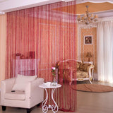 Door Curtain Dilver Thread Curtain Partition Curtain Hanging Curtain Window Screen - Nioor