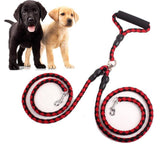 Double-Ended Traction Rope For Walking The Dog Hand-Double-Ended Traction Rope One Plus Two Leash Collar Pet Supplies Dog Collar - Nioor